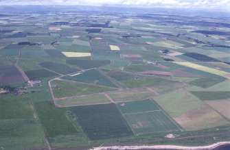 East Haven Airfield, oblique aerial view, taken from the SE, centred on the airfield.