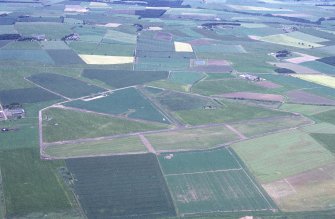 East Haven Airfield, oblique aerial view, taken from the SE, centred on the airfield.