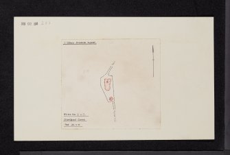 Arran, Whiting Bay, Giant's Graves, NS02SW 2 and 3, Ordnance Survey index card, Recto