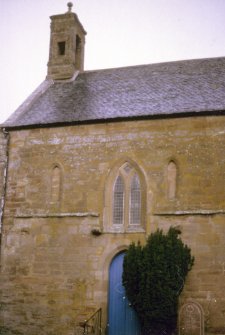 View of main door of abbey