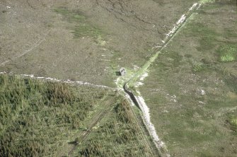 Railway dismantled. Railway Junction (NG 560 355)where railways divide into lines to Nos. 1 and 2 Mines