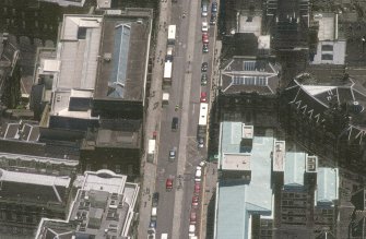 Oblique aerial view centred on the library with the library adjacent on the occasion of the visit of President Putin of Russia 25 June 2003, taken from the SSE.