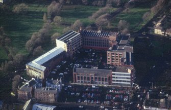 Glasgow, 62 Templeton Street, Templeton's Carpet Factory.
General oblique aerial view.