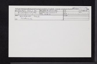 Kilmaurs, Tour, NS44SW 23, Ordnance Survey index card, Recto