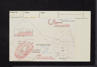 NT03SW 14 and 15, Ordnance Survey index card, Recto