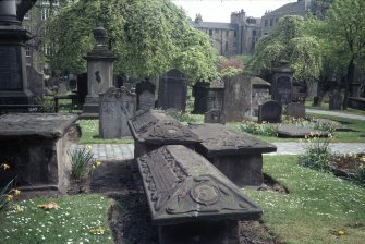 General view of  the Howff burial ground, Dundee,