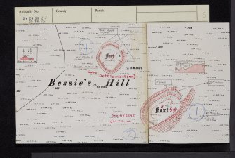 Bessie's Hill, NY29NW 6, Ordnance Survey index card, Recto