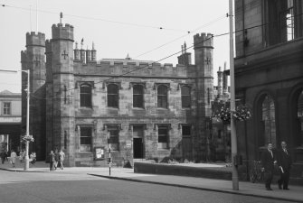 General view of old prison and county buildings, Paisley.
