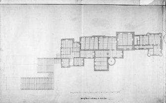 Plan of beams of joisting of 1st floor