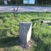 View of boundary stone from the N