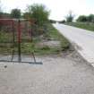 Concrete stance for guard hut seen from the NNE