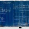 Sections and plans showing detail of balcony steelwork.