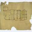 Floor plan showing alterations.