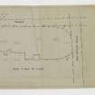 DC 44201. Mechanical copy of plan showing area of an excavation area with the locations of graves I-V marked in pencil.