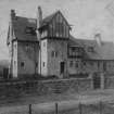 Original photograph annotated on reverse 'Rowantreehill, Kilmacolm.  The property of W. Forrest Salmon Esq. (View from East.)
Signed 'James Salmon & Son Architects' and 'Annan 14682'.