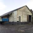Goods shed. View from W