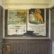 Interior. Main building. Office-Waiting room. Travel posters. Detail