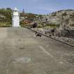 Lighthouse and slipway. View from W