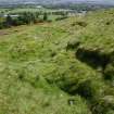 Woodhouselee Hill; view of trenches on S side of hill from WNW