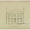 Edinburgh, Marionville Avenue, Marionville.
Digital copy of Plan of elevation.
Titled; 'Marion Villa near Marion Villa Avenue Edinburgh'.