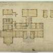 Digital image of drawing showing plan of ground floor, signed and annotated as approved by the Dean of Guild Court.
Titled: 'Hotel At Dunbar For Mrs. Fleck'.
Insc: 'No.2'.   '94 George Street   Edinburgh   July 1895'.
Insc on verso: 'Edinburgh   January 1896   Subscribed with reference to contract between us'.
Signed on verso: 'Helen Fleck'   'Peter Whyte'.



