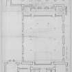 240 Bath Street, Elgin Place Congregational Church
Digital copy of annotated first floor plan as existing
Titled: 'First floor plan  Existing'