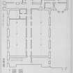 240 Bath Street, Elgin Place Congregational Church
Digital copy of annotated ground floor plan as existing
Titled: 'Conversion of premises at 240 Bath Street Glasgow into licensed club, bar and restaurant  Ground floor  Existing'  'Project Design Partnership  Architects + Interior Designers  21 West Nile Street Glasgow G1 2PS'