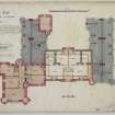 Additions and Alterations: Attic floor plan
(Alexander Ross) 9 Union Street, Inverness 1872