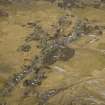 Oblique aerial view of the village and the remains of the field banks and lazy beds, taken from the S.