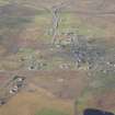 Oblique aerial view of centred on the crofting township, taken from the NE.