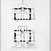 Publication drawing. Ardpatrick House; plans