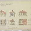 Plans, sections, and elevations.
Insc: 'Scottish National Housing Company Limited Rosyth Housing Fourth Development Type X'.