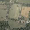 General oblique aerial view of the country house and the farmsteading, taken from the W.