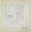 Plan of kitchen family service lay-out.