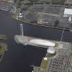 Oblique aerial view of the science centre, taken from the SW.