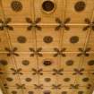 Denburn Parish Church. View of timber boarded ceiling