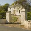 House and E gatepiers, view from SE