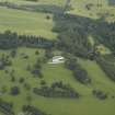 General oblique aerial view centred on the country house and policies, taken from the SSE.