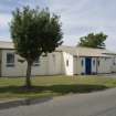 View.  Former armament instruction annexe in tecnical area from SE.