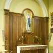 Interior. View of North transept, Lady Chapel altar