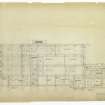 Longitudinal section through high block library