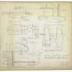 Sketch details of wood framing to foyer windows