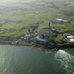 Oblique aerial view of the power station, taken from the NE.