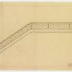 Design for bannister of main staircase.