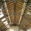 Byre. Interior.  Roof structure.