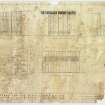 Scottish Industries Exhibition.
Plans, sections and elevations for the Distilllers Company Limited exhibition stand.