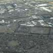General oblique aerial view centred on the industrial estate and housing estate, take from the N.