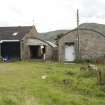 South west range of steading, view from N