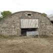 Arched roof byre, view from E