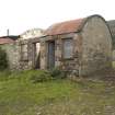 Arched roof building, view from S